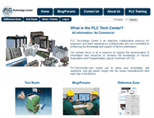 Tablet Screenshot of plctechcenter.com